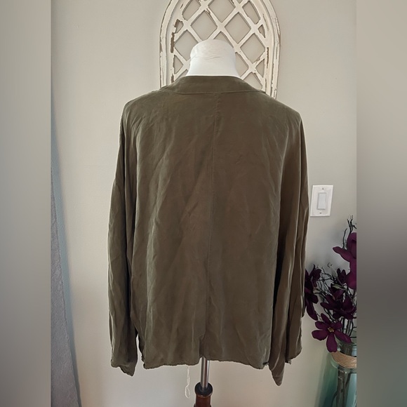 Free People Catalina Kimono In Olive / Army Green OS - Picture 4 of 12